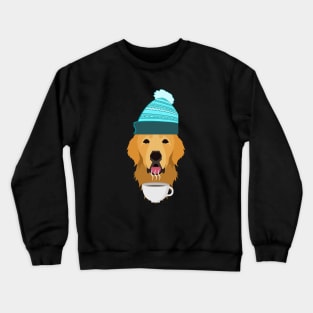 Hygge Golden Retirever Coffee cup shirt Crewneck Sweatshirt